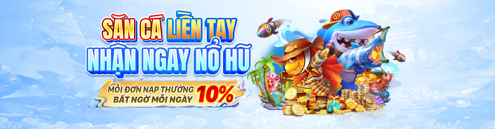 Trò chơi bắn cá CS88 Nhà Cái với đồ họa 3D sống động và kho báu dưới đại dương